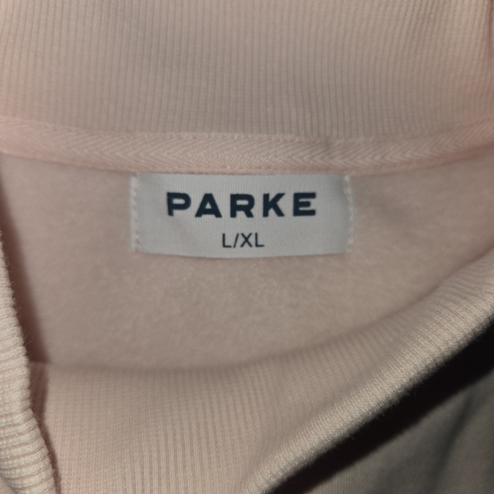 PARKE Women's Peony/Crimson Crew Neck Sweater - Picture 10 of 13